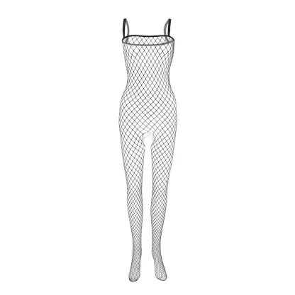 Sleeveless Fishnet Full Bodystocking - Image 3