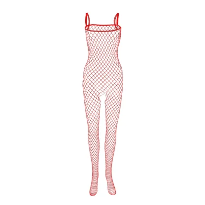 Sleeveless Fishnet Full Bodystocking