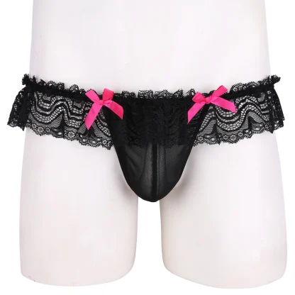 Playful Skirted Lace Jockstrap - Image 2