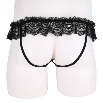 Playful Skirted Lace Jockstrap - Image 3