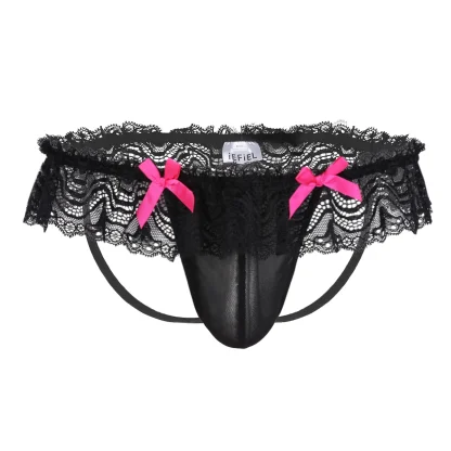 Playful Skirted Lace Jockstrap