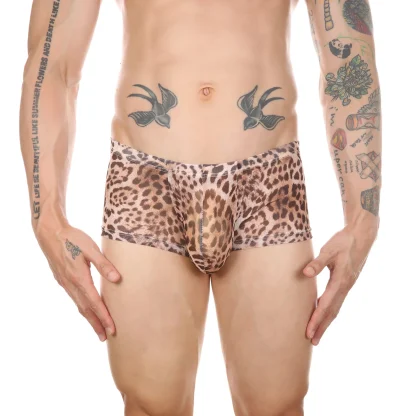 See-through Leopard Print Boxer Brief - Image 7