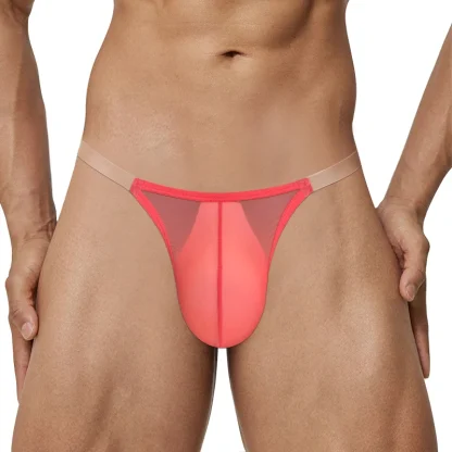 Transparent Strap Mesh Brief - Image 13