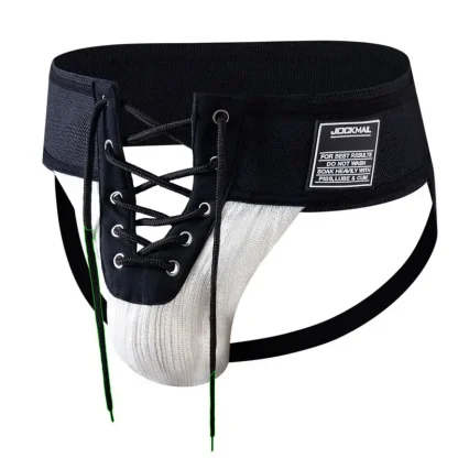 Lace-up Adjustable Front Jockstrap - Image 2