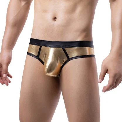 Shiny Metallic Men's Sexy Briefs