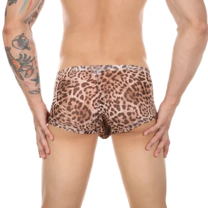 See-through Leopard Print Boxer Brief - Image 3