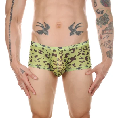 See-through Leopard Print Boxer Brief - Image 10