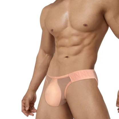 Sheer Mesh Bulge Pouch Brief - Image 2