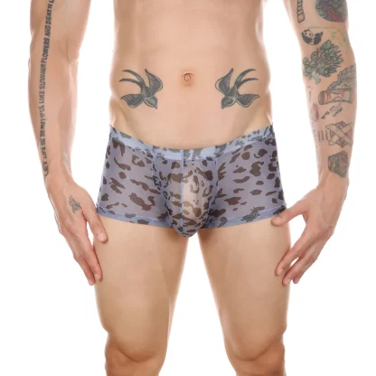 See-through Leopard Print Boxer Brief - Image 8