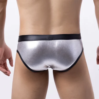 Shiny Metallic Men's Sexy Briefs - Image 11