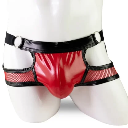 Ring Decor Cutout Sheer Jockstrap - Image 4