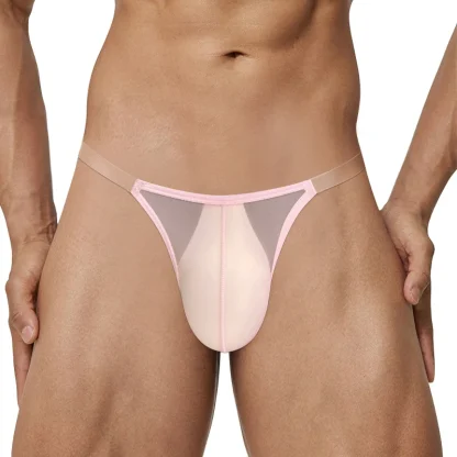 Transparent Strap Mesh Brief - Image 12