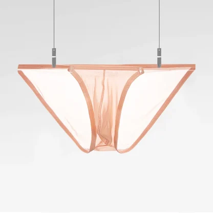 Transparent Strap Mesh Brief