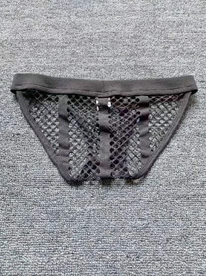 Large Hole Fishnet Brief - Image 15