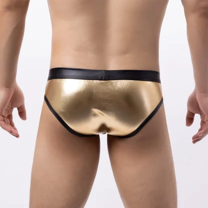 Shiny Metallic Men's Sexy Briefs - Image 7