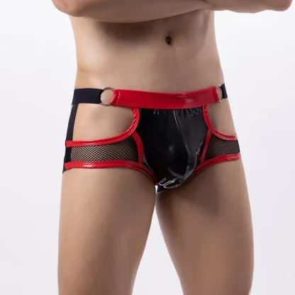 Ring Decor Cutout Sheer Jockstrap - Image 9