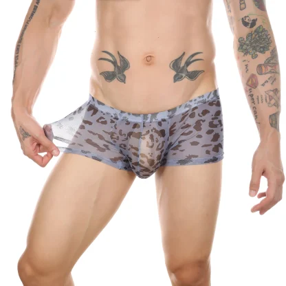 See-through Leopard Print Boxer Brief - Image 4