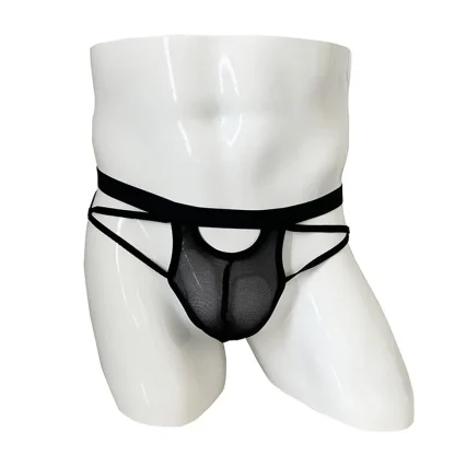 Strappy Waist Sheer Jockstrap - Image 6