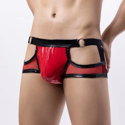 Ring Decor Cutout Sheer Jockstrap - Image 12