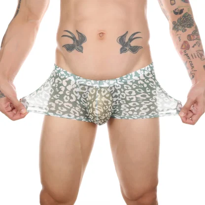 See-through Leopard Print Boxer Brief - Image 12