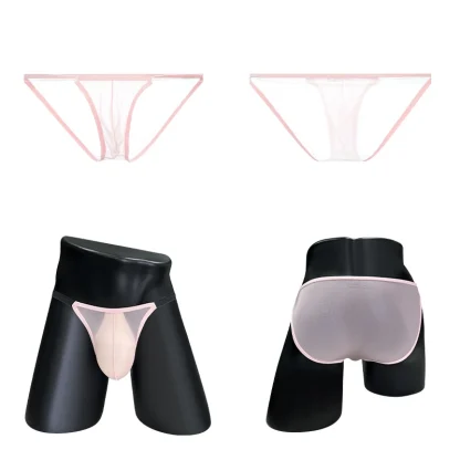 Transparent Strap Mesh Brief - Image 6