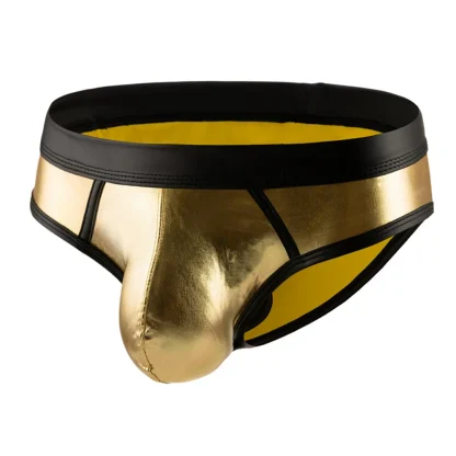 Shiny Metallic Men's Sexy Briefs - Image 5