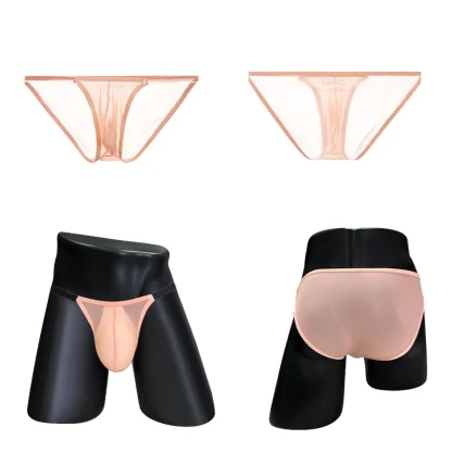 Transparent Strap Mesh Brief - Image 8