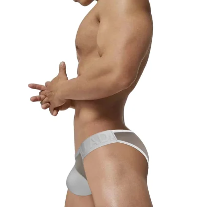 Sheer Mesh Bulge Pouch Brief - Image 3