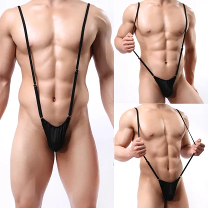 Mankini Adjustable Strap Bodysuit - Image 2