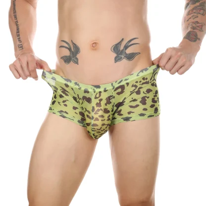 See-through Leopard Print Boxer Brief - Image 6