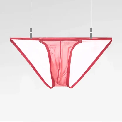 Transparent Strap Mesh Brief - Image 10